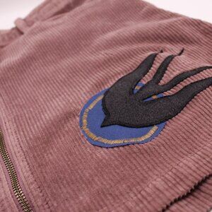 Upcycled Purple Corduroy Skirt | American Eagle Redone Reworked Thrifted